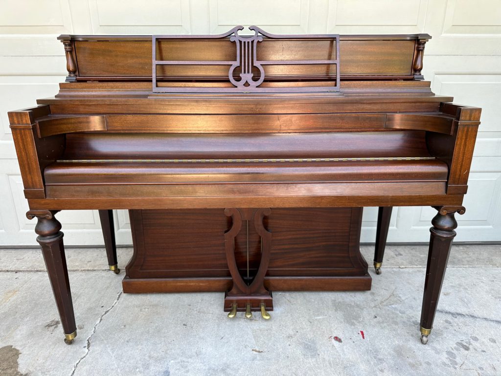 Chickering Console Piano