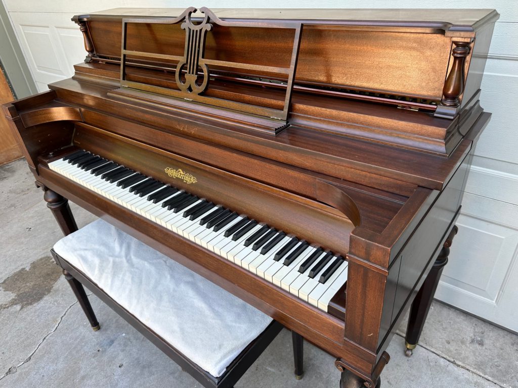 Chickering Console Piano