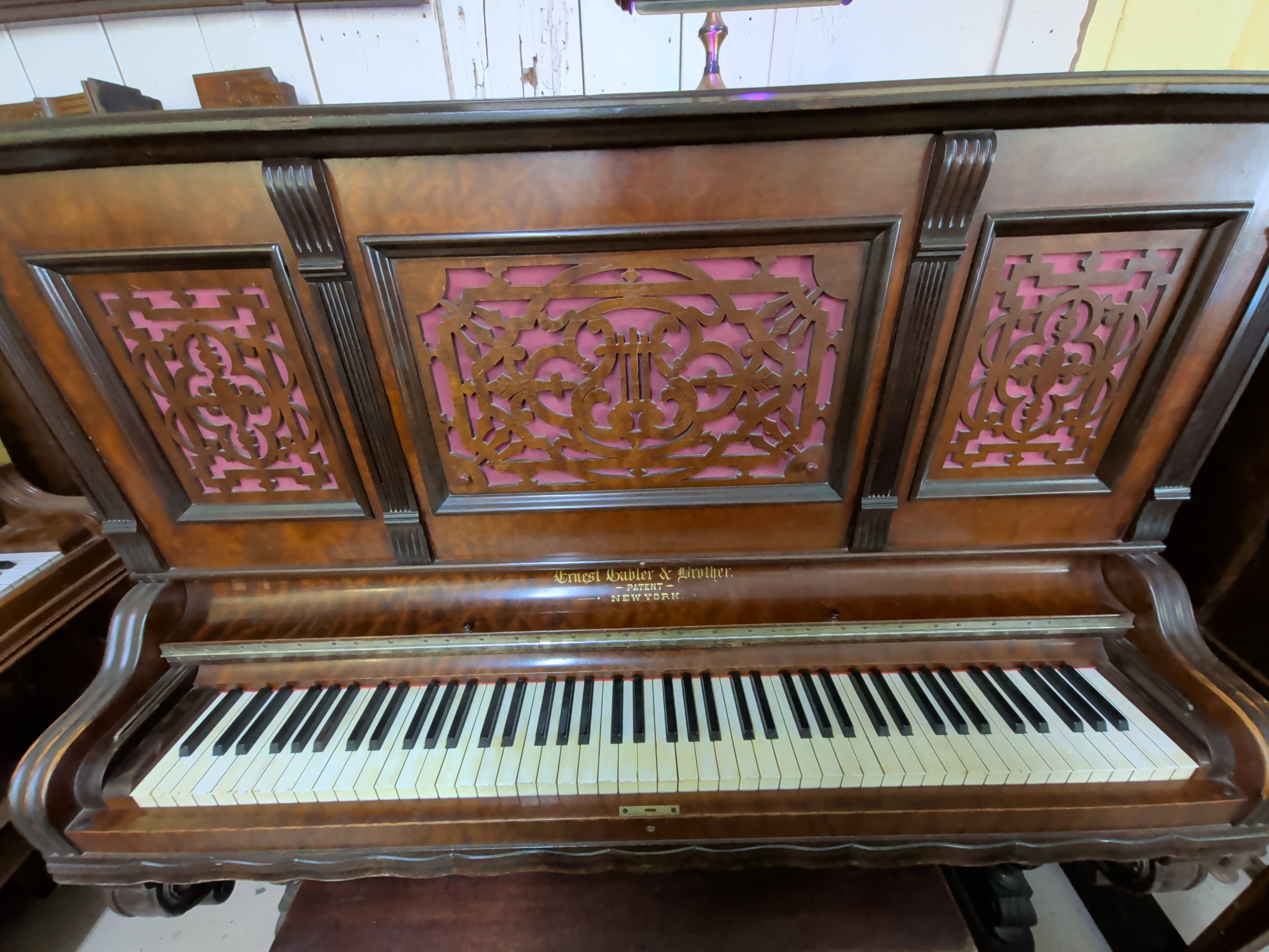 Ernest Gabler & Brother Upright Upright Vintage Piano