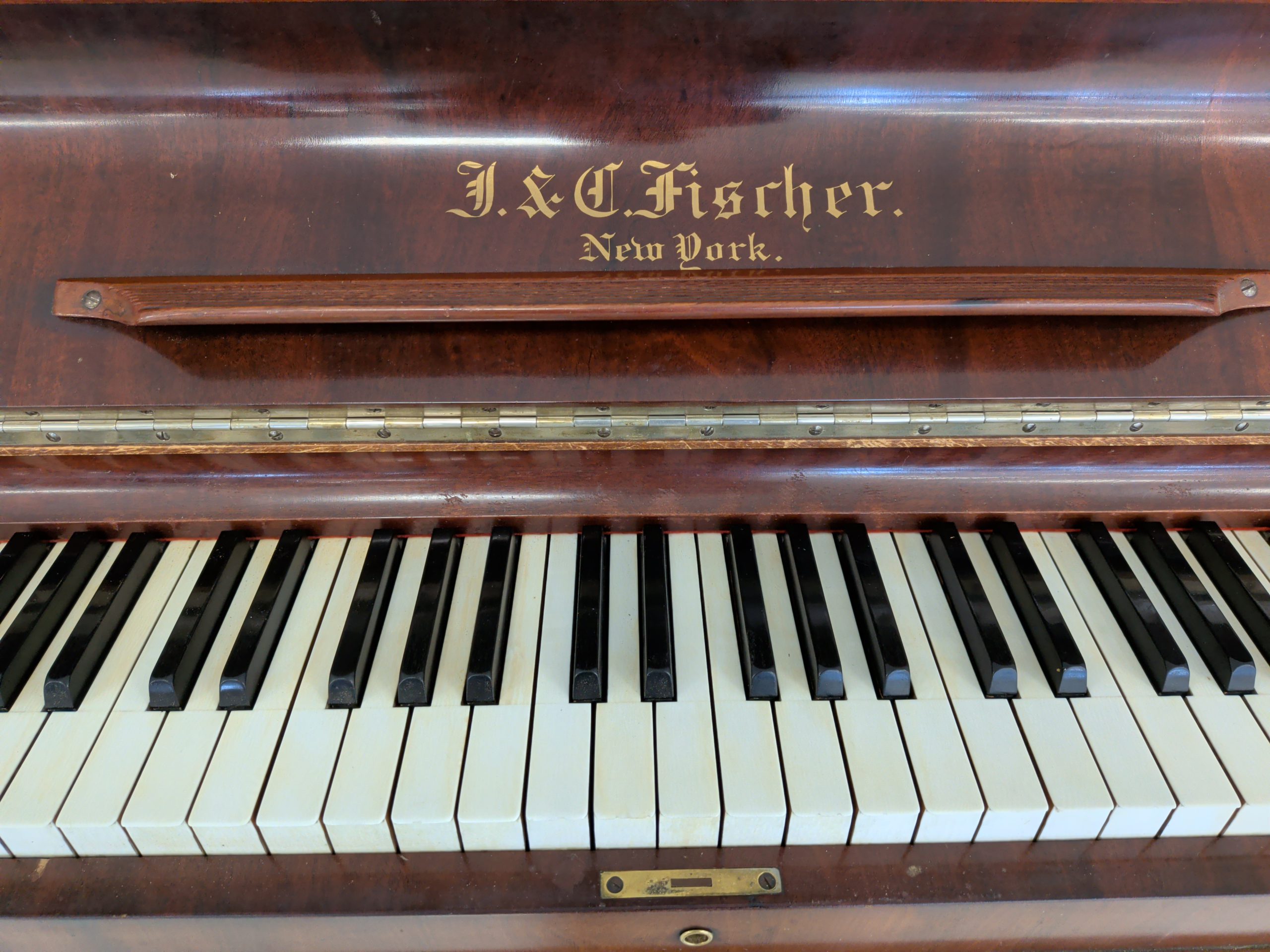 J&C Fischer Upright Upright Vintage Piano
